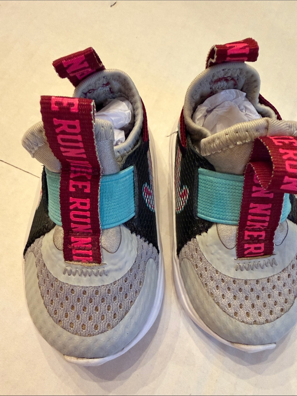 Nike Flex Plus SE Baby Toddler size 3C EUC pull on sneakers